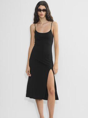 Aritzia Wilfred Dreamweaver Dress Black Size Small